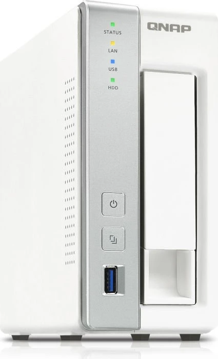 QNAP Turbo Station TS-131, 512MB RAM, 1x RJ-45 1000Base-T, 3x USB-A 3.0