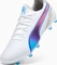 Puma King Ultimate FG/AG puma white/bluemazing/flat light gray/sunset glow Vorschaubild