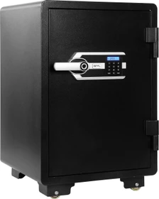 Olympia GOsafe 5700FP Tresor, schwarz, Schlüsselschloss/elektronisches Zahlenschloss/Fingerprintreader