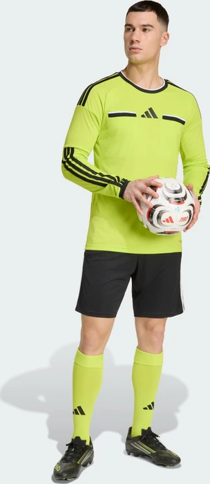 adidas Referee 26 Trikot langarm team semi sol yellow/black (Herren) (KB2987) – Bild 3 von 7