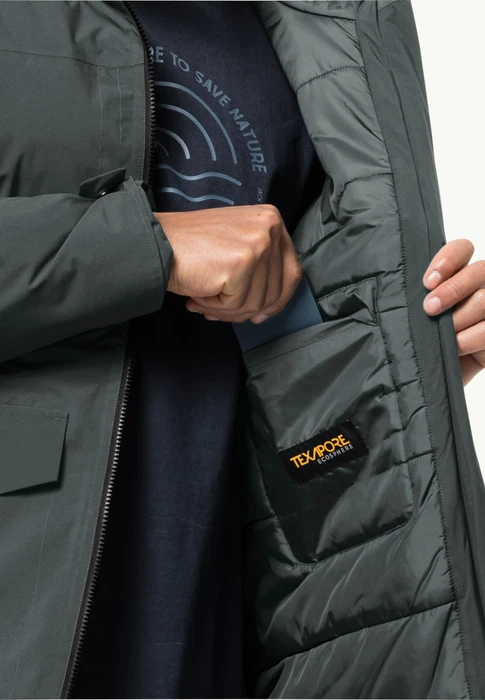Jack Wolfskin Koenigsbau Parka Funktionsjacke green slate (Herren)