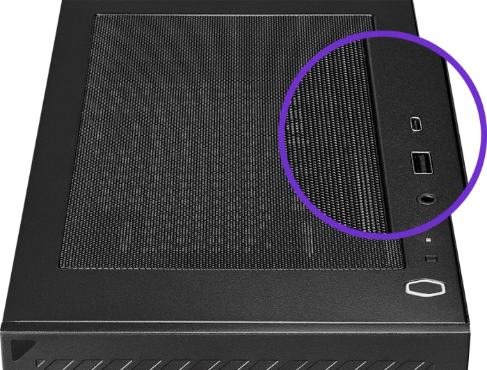 Cooler Master Elite 301 Lite Black, schwarz, Glasfenster
