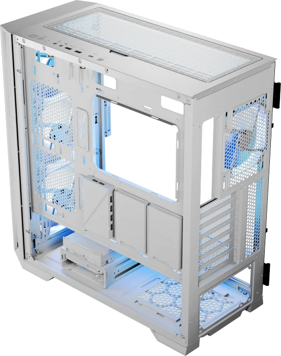 Modecom Horizon ARGB Flow White, Glasfenster