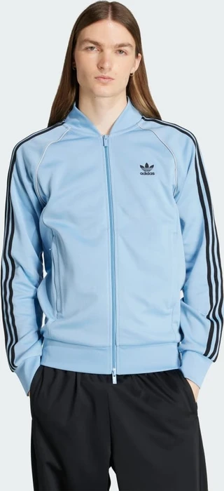 adidas Adicolor Classics SST Originals Trainingsjacke ash blue/white (Herren)