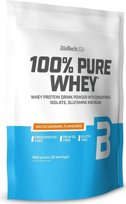 BioTech USA 100% Pure Whey Salziges Karamell 1kg