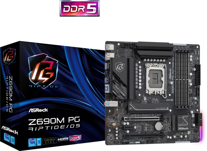 ASRock Z690M PG Riptide/D5 (Intel 1700)