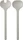 Mepal Silueta Salatbesteck-Set nordic white, 2-tlg. (105940032500)