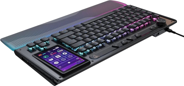 Turtle Beach Command Series KB7 TKL, schwarz, LEDs RGB, Low-Profile TITAN Hall-Effect, USB, DE