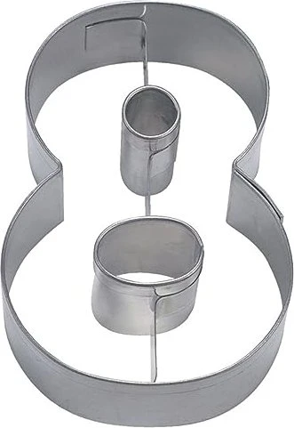 Städter Ausstecher Zahl 8 6.5cm
