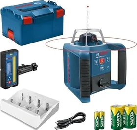 Bosch Professional GRL 300 HV Batterie-Rotationslaser solo inkl. L-Boxx + Zubehör