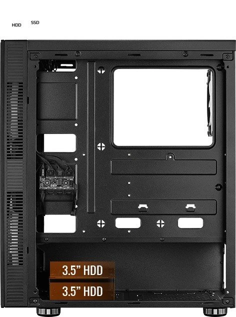 AeroCool Python, Glasfenster