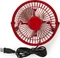 Nedis FNDK1RD10 USB Mini Tischventilator aus Metall 10cm rot Vorschaubild