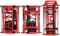 In Win D-Frame rot, Glasfenster Vorschaubild