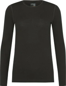 Icebreaker Merino 200 Oasis Crewe Funktionsshirt langarm schwarz (Damen)