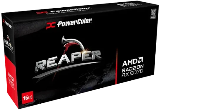 PowerColor Reaper Radeon RX 9070, 16GB GDDR6, HDMI, 3x DP