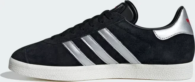 adidas Gazelle core black/silver metallic/off white (Herren)