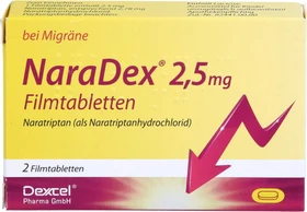 NaraDex 2.5mg Filmtabletten, 2 Stück