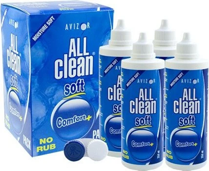 Avizor AllClean Soft All-in-one-Lösung, 1.4l (4x 350ml)