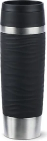 Emsa Travel Mug Waves Grande Isolierbecher 500ml schwarz
