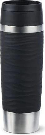 Emsa Travel Mug Waves Grande Isolierbecher 500ml schwarz