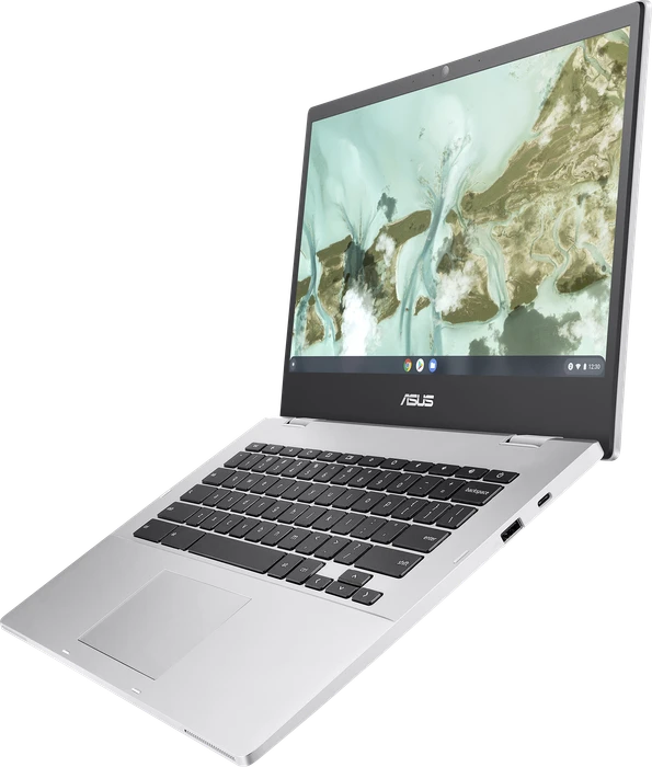 ASUS Chromebook CX1400CNA-BV0170, Transparent Silver, Celeron N3350, 8GB RAM, 64GB Flash, DE
