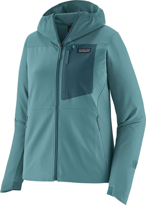 Patagonia R1 CrossStrata Hoody Jacke wetland blue (Damen)