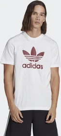 adidas Adicolor Classics Trefoil T-Shirt kurzarm white/shadow red (Herren)