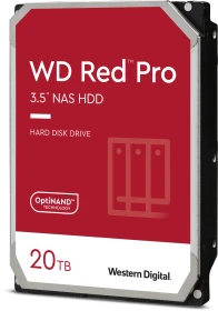Western Digital WD Red Pro 20TB, 24/7, 512e / 3.5" / SATA 6Gb/s