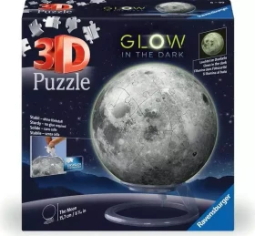 Ravensburger Puzzle 3D Puzzle-Ball Der Mond glow-in-the-dark