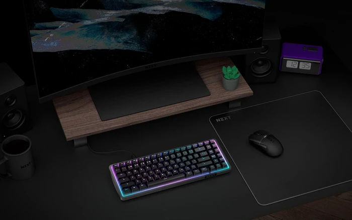 NZXT Zone Elite Large Premium Mouse Pad, 400x400mm, matt schwarz