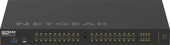 Netgear AV Line M4250 Rackmount Gigabit Managed Switch, 40x RJ-45, 8x SFP+, 960W PoE+