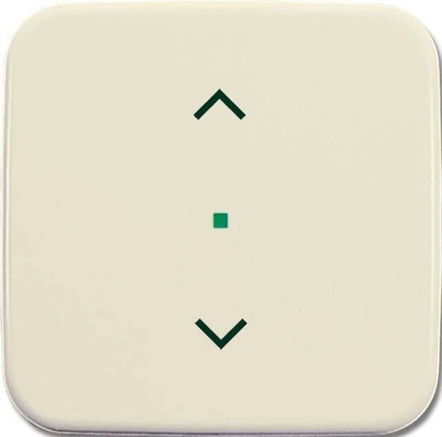 Busch-Jaeger Wippe 1-fach mit Symbol "Jalousie", weiß