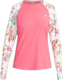 Roxy Printed Rashguard Funktionsshirt langarm happy tropical swim (Damen)