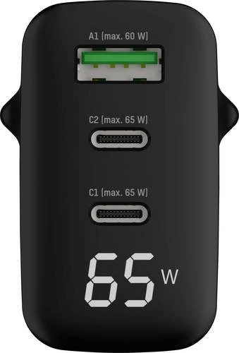 Ansmann HomeCharger HC365PD mit Display schwarz