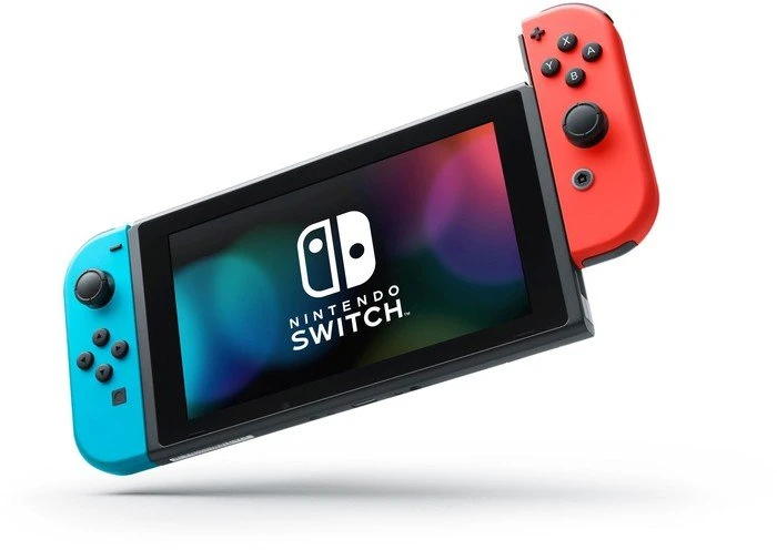 Nintendo Switch schwarz/blau/rot