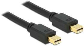 DeLOCK Mini DisplayPort/Mini DisplayPort 1.2 Kabel schwarz, 0.5m