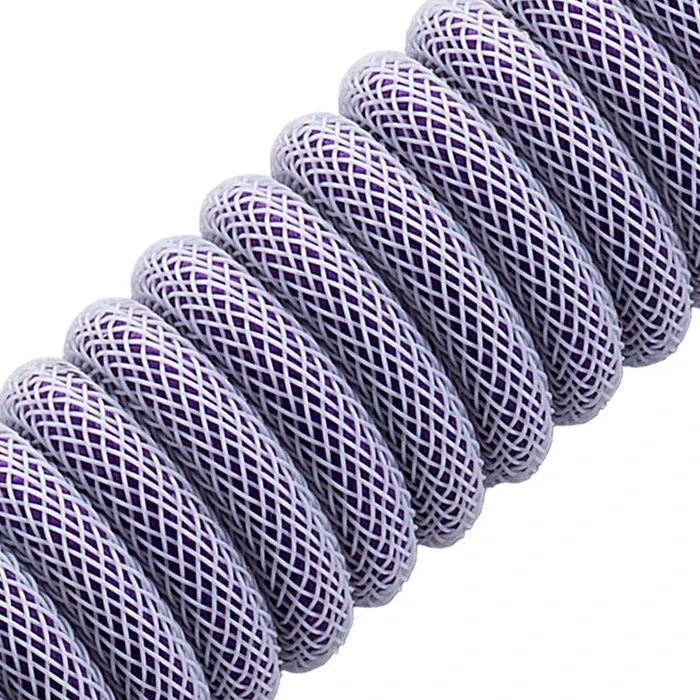 CableMod Classic Coiled Keyboard Cable USB Micro-B auf USB-A, Tastaturkabel (Spiral-Textilkabel), 1.5m, Rum Raisin