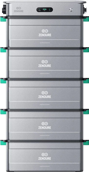 Zendure SolarFlow 2400 AC mit 5x AB3000X, 14.4kWh
