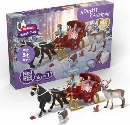 Schleich Großer Adventskalender Horse Club Weihnachtliche Schlittenfahrt 2025
