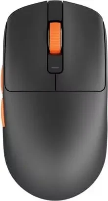 RK Royal Kludge M30 Wireless Gaming Mouse, schwarz/orange, USB/Bluetooth
