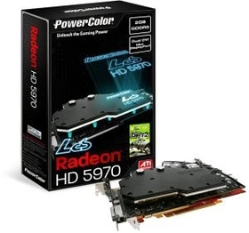 PowerColor Radeon HD 5970 LCS DIRT 2, 2x 1GB GDDR5, 2x DVI, mDP