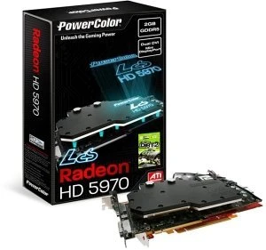 PowerColor Radeon HD 5970 LCS DIRT 2, 2x 1GB GDDR5, 2x DVI, mDP