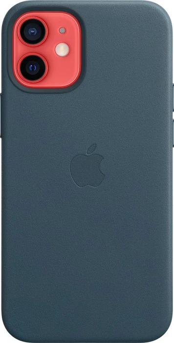 Apple Leder Case mit MagSafe für iPhone 12 Mini baltischblau