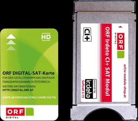 ORF Irdeto CI+-Modul, ORF-zertifiziert, inkl. ORF-Karte mit 1 Monat HD-Austria