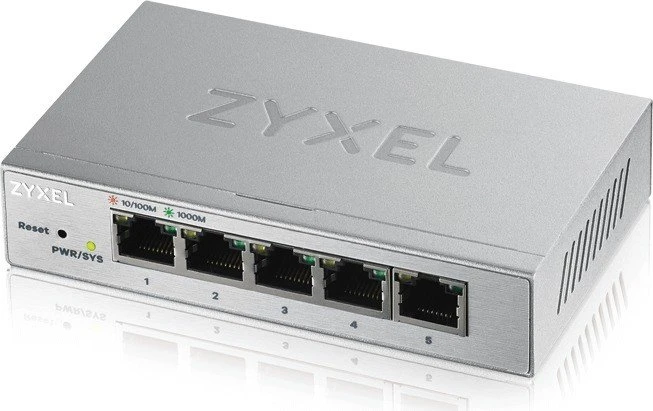 Zyxel GS1200 Desktop Gigabit Smart Switch, 5x RJ-45