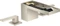 Hansgrohe Axor MyEdition 3-Loch Waschbeckenarmatur 70 mit Push-Open Ablaufgarnitur ohne Platte brushed nickel Vorschaubild