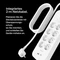 Belkin Connect V2 Überspannungsschutz, 8-fach, mit Schalter, 1x USB-A/1x USB-C, 2m, weiß Vorschaubild