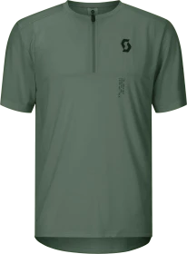 Scott Vertic Zip Trikot kurzarm tranquil green (Herren)