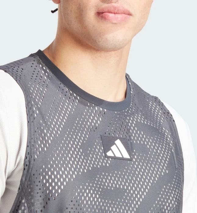 adidas Tennis Pro Layering Funktionsshirt kurzarm carbon/grey one (Herren)