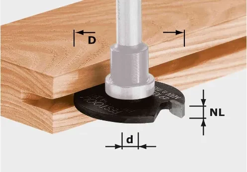 Festool HW D40x3.5 Scheibennutfräser, (D)40x3.5mm, 1 Stück